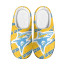 LIU Sharks Slippers - Long Island University Sharks College Football Medley Monogram Wordmark