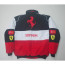 Formula 1 Ferrari Jacket - Omp Retro Embroidery Jacket Red Black
