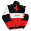 Formula 1 Ferrari Jacket - Retro Embroidery Jacket Red Black