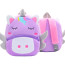 Kids Preschool Kindergarten Cute Backpack Rucksack Purple Unicorn
