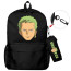 One Piece Roronoa Zoro Face Backpack Rucksack