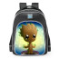 Marvel Baby Groot Cute School Backpack