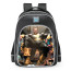 Black Adam DC Comics Style School Backpack
