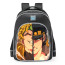 JoJo's Bizarre Adventure Jotaro Kujo And Dio Brando Face School Backpack
