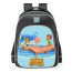 Animal Crossing New Horizons Dodo Airlines Theme School Backpack