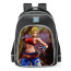 The King Of Fighters XV Blue Mary School Backpack