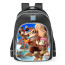 Donkey Kong Characters School Backpack