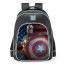Marvel Contest Of Champions Captain America Backpack