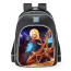Marvel Contest Of Champions Cosmic Ghost Rider School Backpack