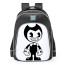 Friday Night Funkin Indie Cross Cartoon Bendy School Backpack