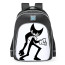Friday Night Funkin Indie Cross Ink Bendy Drawing School Backpack