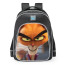 Paws of Fury The Legend of Hank Ika Chu School Backpack