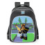 Roblox BedWars Rockstar Melody Skin School Backpack