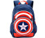 Captain America Sheild Boys Backpack Age 5 to 12, 17 inch