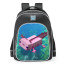 Minecraft Axolotl School Backpack