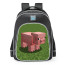 Minecraft Pig School Backpack