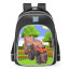 Minecraft Redstone Golem School Backpack