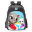 The Tale Of Talking Tom School Backpack