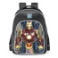 Marvel Golden Avengers 650th Anniversary Iron Man School Backpack