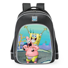 Spongebob And Patrick School Backpack