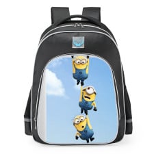 Minions Characters Funny School Backpack