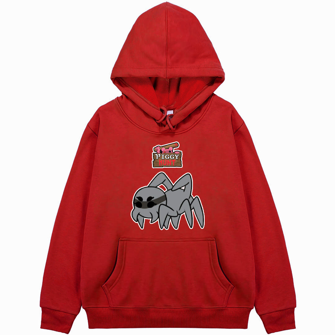 Roblox Piggy Spidella Piggy Hoodie Hooded Sweatshirt Sweater Jacket - Spidella Piggy Cartoon Art