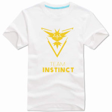 Pokemon Go Yellow Team Instinct White T-Shirt