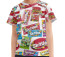 Skittles Tee T-Shirt - Skittles Mania Collage Logo