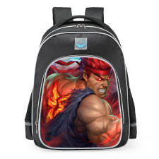 Street Fighter Evil Ryu School Backpack