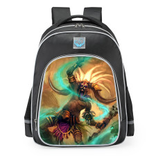 Diablo Male Witch Doctor School Backpack