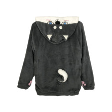 Coriresha Doge Muco Shiba Inu Dog Hoodie Grey