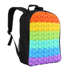 Pop It Backpack Rucksack Rainbow