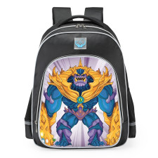Marvel Avengers Mech Strike Monster Hunters Monster Thanos School Backpack