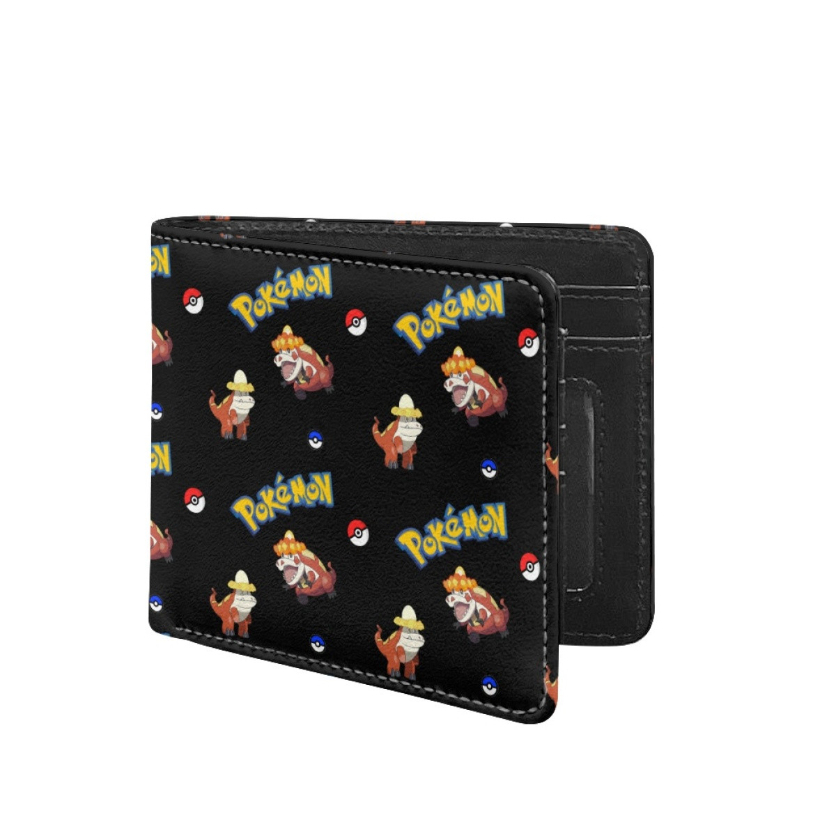 Pokemon Crocalor Bifold Wallet - Crocalor Character Series Art