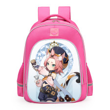 Genshin Impact Diona School Backpack
