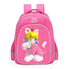 Super Mario 3D World Cat Peach School Backpack