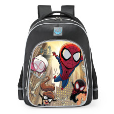 Marvel Super Hero Adventures Spider-Man Across The Spider-Verse School Backpack