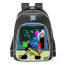 Friday Night Funkin FNF Vs. Pibby Corrupted Steven And Spinel Finn School Backpack