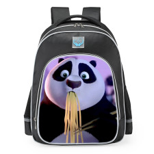 Kung Fu Panda The Dragon Knight Po Funny School Backpack