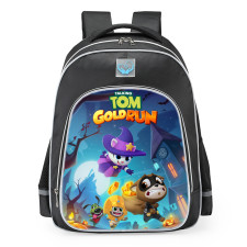 Talking Tom Gold Run Halloween Theme School Backpack