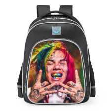 6Ix9ine Face Backpack Rucksack