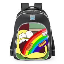Bill Green Barfing Rainbow Big City Greens Disney School Backpack