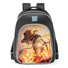 One Piece Ace School Backpack