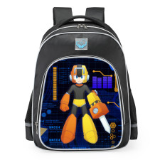 Mega Man 11 Pile Driver School Backpack