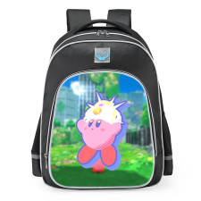 Kirby And The Forgotten Land Crash Kirby School Backpack