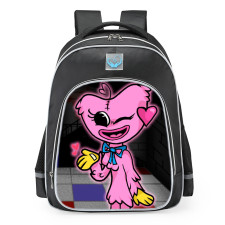 Poppy Playtime Kissy Missy Cute Animated School Backpack