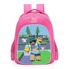 Roblox BedWars Axolotl Amy Gamepass Icon School Backpack