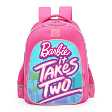 Barbie It Takes Two Logo School Backpack