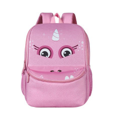 Pink Monster 3D Shape Backpack Schoolbag Rucksack