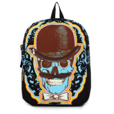 Mojo Backpacks Mustachio Skull School Bag